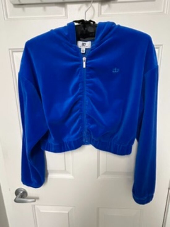 Juicy Couture Jackets & Blazers - Juicy by Juicy Couture Cropped Hoodie Jacket sz L